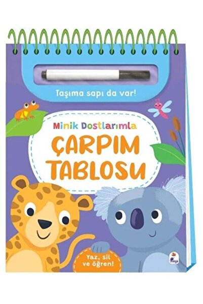 İndigo Kitap Minik Dostlarımla Çarpım Tablosu (Ciltli)