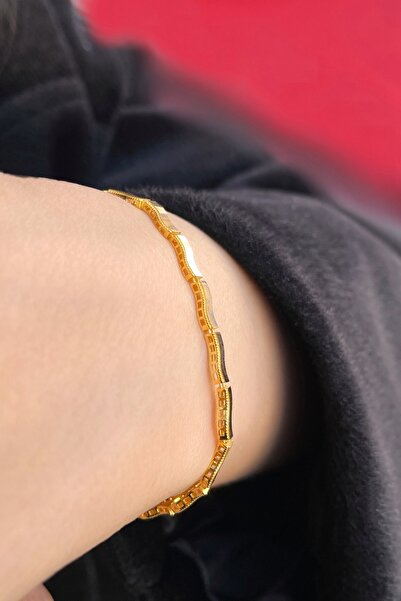 Altınaşkı Zikzak Ajda Altın Bileklik