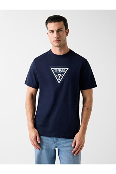 Guess Tricou bărbătesc Terry cu croială normală