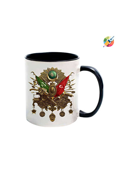 CERCİBAZAAR Ottoman Coat of Arms Special Printed Cup