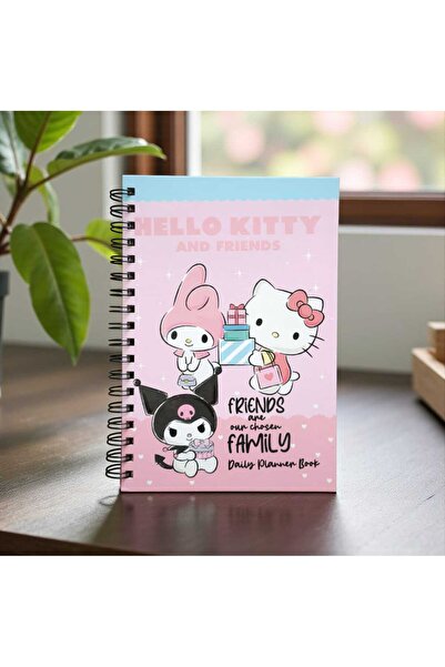 ÇEÇEN HOME Hello Kitty-Kuromi Stickered Talking Agenda Kuromi Agenda Notepad ...