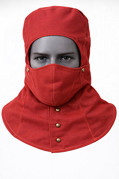 TYD Kaynakçı başlığı -Maskeli -Bordo