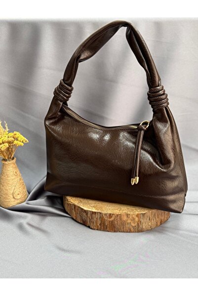 BENAHOLL Women's Bag Elenya Double Knotted Leather Hand Shoulder and Arm Wome...