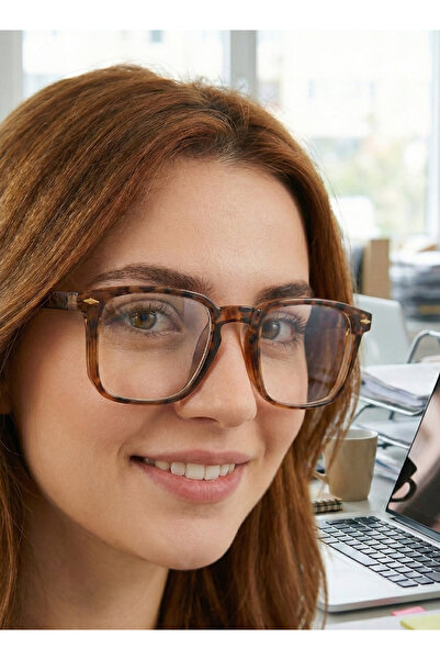 LUPİX Leopard Printed Blue Light Protected Unisex