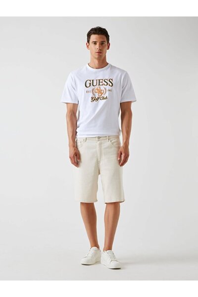 Guess Field Erkek Relaxed Fit Denim Şort