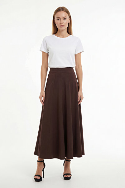 MAQ DESIGN Eps High Waist Flowy Women's Skirt