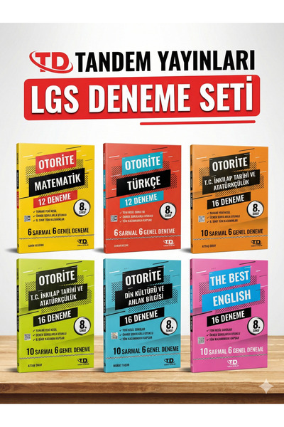 Tandem Yayınları 8. Sınıf LGS Deneme Seti