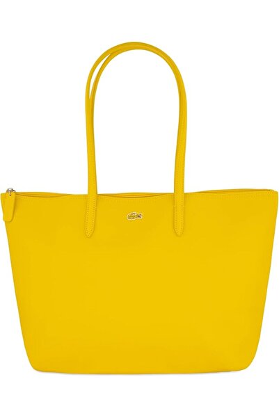 Lacoste L.12.12 Concept Zip-Tote Bag Color Yellow