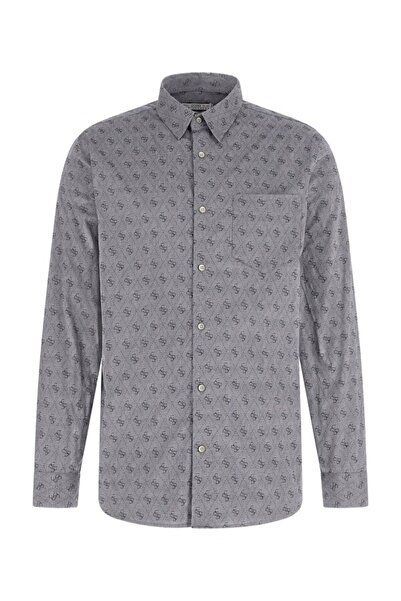 Guess Oxford Erkek Modal Karışımlı Regular Fit Gömlek