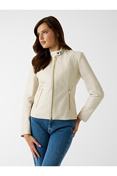 Guess Claudine Kadın Biker Ceket