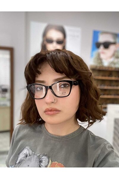 Vogue Vo5628 W44 51ekt Kadın Mavi Işık Korumalı Ekran Gözlüğü Siyah