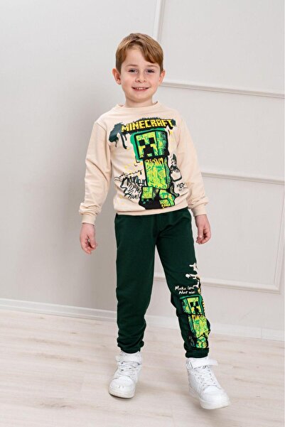 LİLLYPİCCA Set de 2 piese pentru băiat, hanorac cu mânecă lungă, imprimat - p...