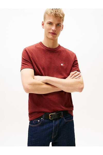 Tommy Hilfiger Erkek TJM Regular Fit Badge T-shirt