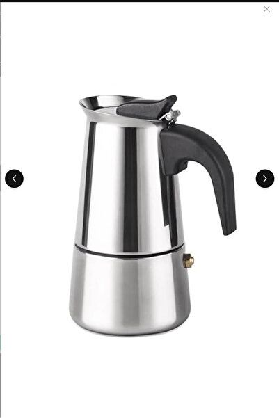 OEM -Stainless Steel Moka Coffee Maker 4 Cup Capacity-200 ML- Induction Hob C...