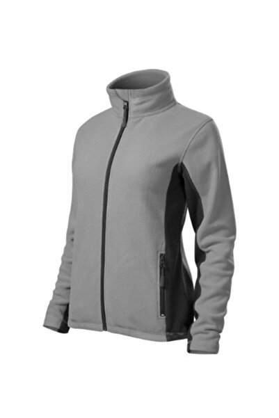 Malfini Women's fleece jacket, Frosty 528, Grey 3XL