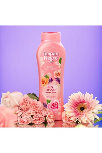 Tulipan Negro Gel de dus Tulipan Negro, Colectia Floral, Rose Bloom, 650 ml