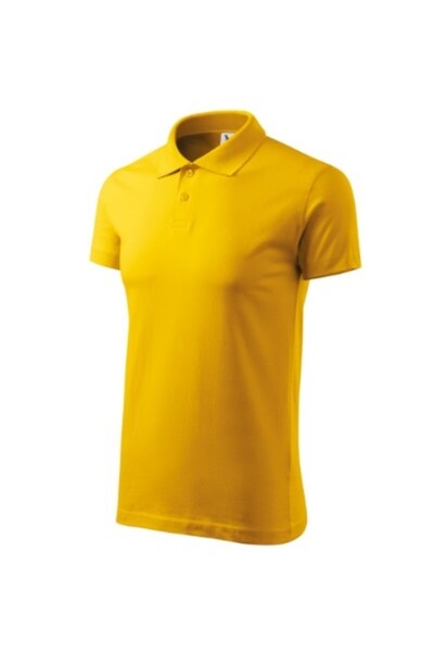 Malfini Tricou polo bărbătesc, Single J. 202, XL Galben