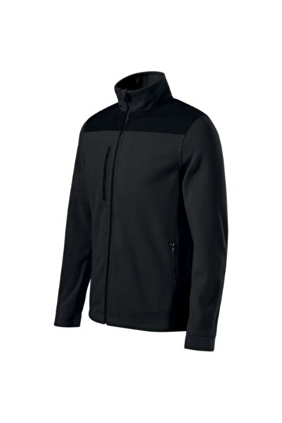 Malfini Unisex fleece jacket, Effect 530, Black 3XL