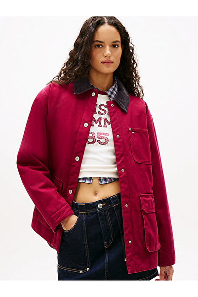 Tommy Hilfiger Kadın TJW Twill Kadife Ceket