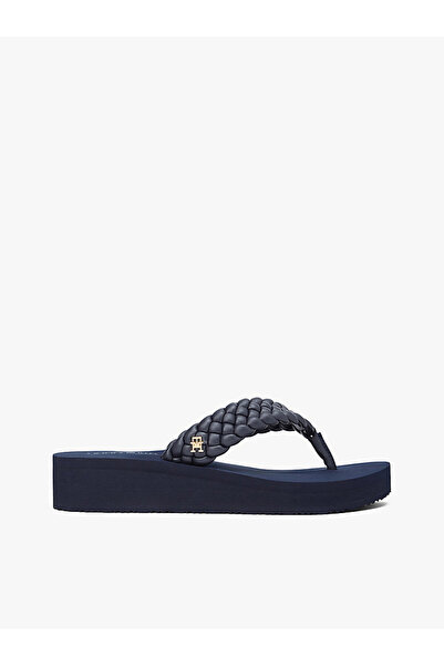 Tommy Hilfiger Kadın TH Wedge Cornrow Beach Sandalet