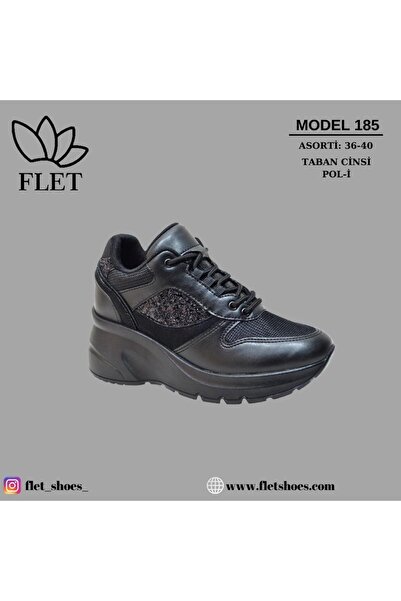Flet 185 Black Women's Sports Sneaker
