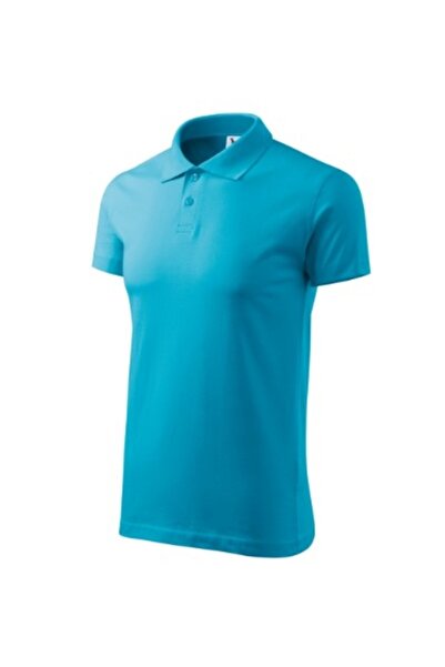 Malfini Tricou polo bărbătesc, Single J. 202, Turcoaz 2XL