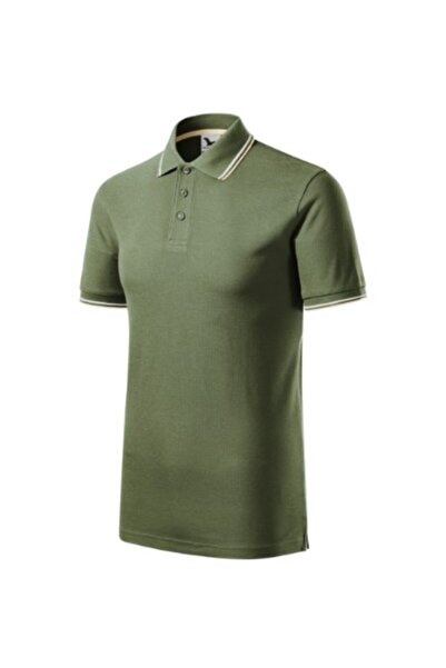 Malfini Men's polo shirt, Focus 232, Khaki 2XL