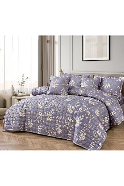 alzawia Summer single bedsheet set with a floral pattern, 4 pieces including ...