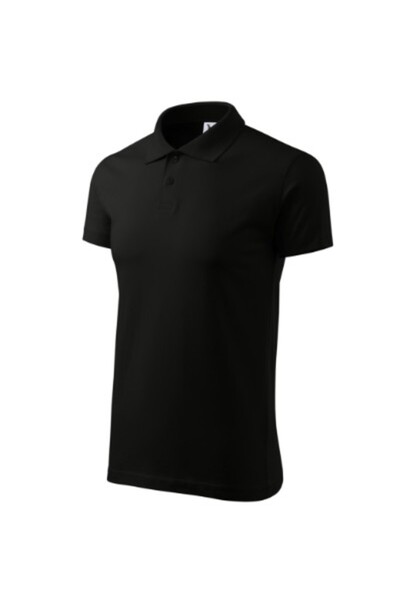 Malfini Tricou polo bărbătesc, Single J. 202, Negru XL