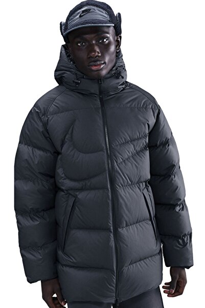 Nike Men's Coat Men's Jacket m Nk Tf Club Parka Hd Max Men's Coat