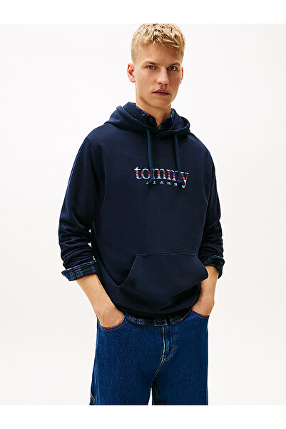 Tommy Hilfiger Erkek TJM Regular Entry Dna Play Hoodie