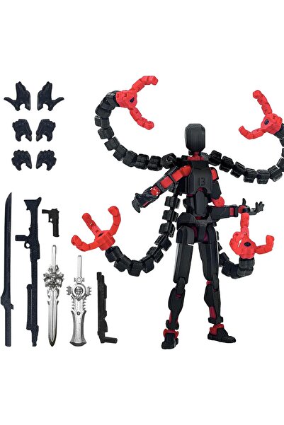 Mont Marte T13 Aksiyon Figürü - 3D Baskı Çok Eklemli Hareketli Robot Oyuncak