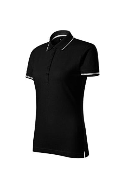 Malfini Tricou polo de damă, Perfection uni 253, S Negru
