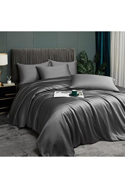 OEM Bamboo bedding, polyester, simple, smooth, silky, gray, duvet 260x240 cm ...