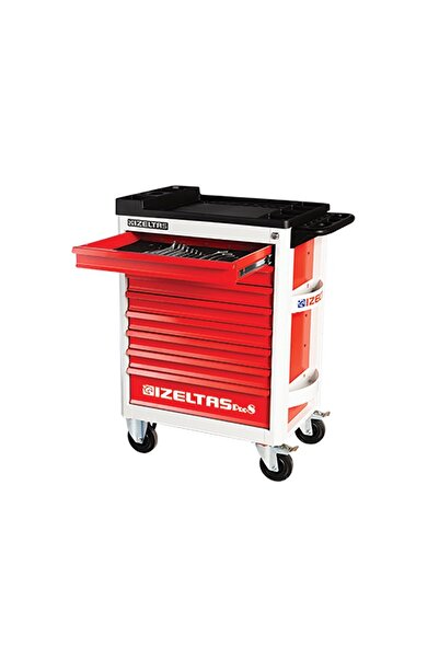 İzeltaş PRO SERİSİ TAKIM ARABASI 8 ÇEKMECELİ DOLU 206 PARÇA