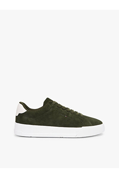 Tommy Hilfiger Erkek TH Erkek Court Core Süet Sneaker