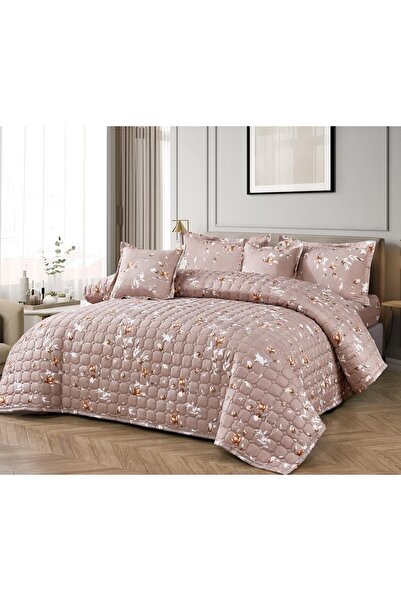 alzawia Summer single bedsheet set with a floral pattern, 4 pieces including ...