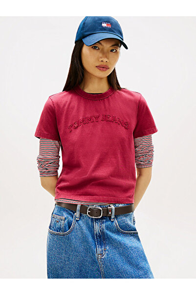 Tommy Hilfiger Kadın TJW Regular Fit Varsity SS T-shirt