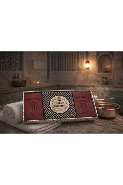 Hediye Hamamı El Yapımı Hamam Hediye Seti – Sabunlu , Havlu ve Dekoratif