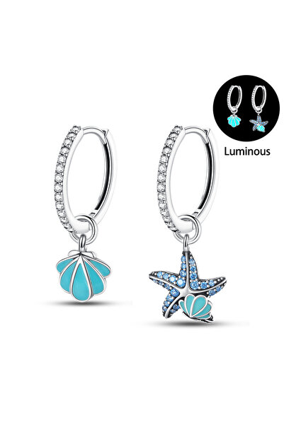 Choice أقراط PAE067 الأكثر رواجاً، مصنوعة من الفضة عيار 925، مرصعة بالزركون ا...