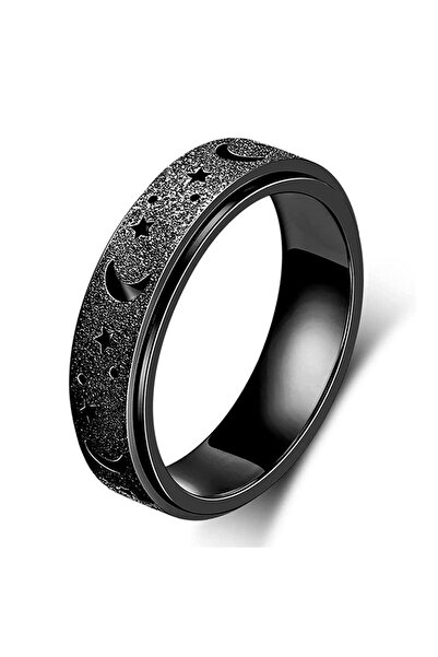 Choice 6 حلقات فضية اللون، قطعة واحدة، لتخفيف القلق/التململ، مصنوعة من الفولا...