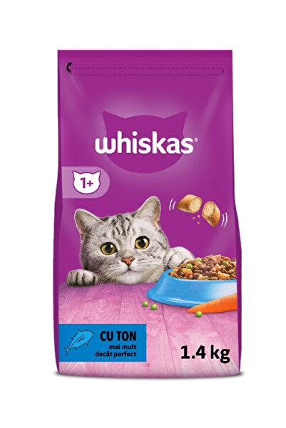 Whiskas ξηρά τροφή για γάτες, τόνος, 1,4 κιλά