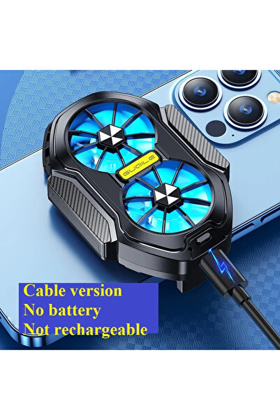 Choice USB Version FS01 Dual Fan Rechargeable Mobile Phone Cooler Stronger Co...