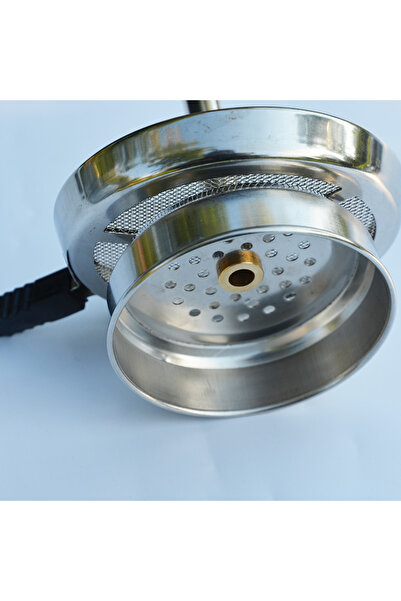 Choice وعاء فحم للشيشة مع مقبض وشبكة فحم، وعاء شيشة نارجيلة ...