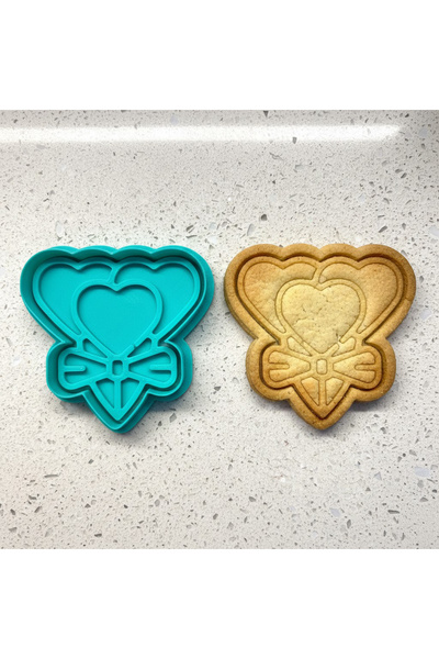 Craftelle مجموعة قوالب وبطاقات الكوكيز على شكل باقة قلب |   حزام على شكل قلب ...