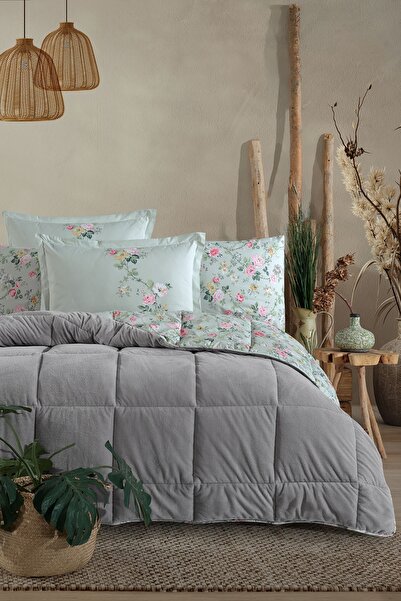 ŞENER HOME Clasy Wellsoft Sleep Set - Elara Gray