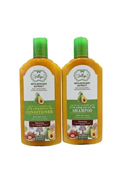 JELLYS Gelyz Shampoo 366 ml and Conditioner 366 ml with Avocado Oil and Argan...