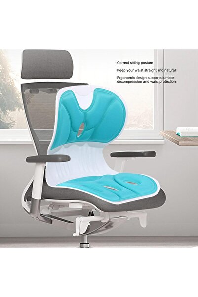 Cyber Back Relief, Petal Shape Waist Chair for Office Floor Seat Work Home, S...