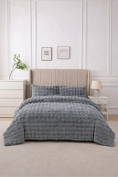eco concept غطاء سرير مزدوج من القطيفة