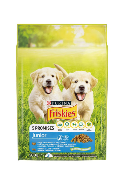 Friskies JUNIOR Dog Food, Chicken & Vegetables, 500 g